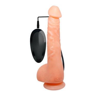 Penis realistyczny jądra przyssawka pilot 24cm